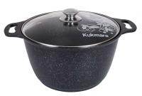  кмти32а Кастрюля 3л индукция, литой алюминий, Kukmara, серия Marble Induction 