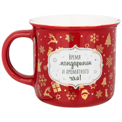 260-717 Кружка Winter story 300мл красная