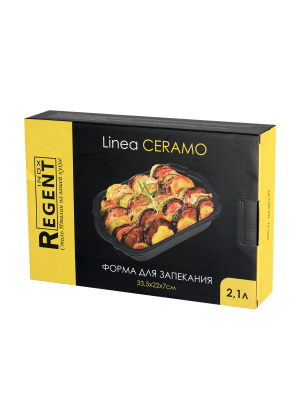 75-005 Форма для запекания 2,1л; 33,5х22х7см Linea CERAMO