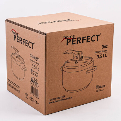 800-103 Скороварка 3,5 л, индукция, нержавеющая сталь, Home Perfect