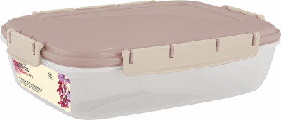SE224610005 Контейнер для продуктов Sugar&Spice Barberry герметичный 1,3л прямоугольный латте