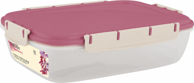 SE224610054Контейнер для продуктов Sugar&Spice Barberry герметичный 1,3л прямоугольный брусника
