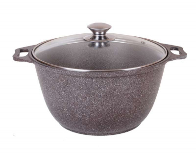 кмки22а Кастрюля 2л индукция, литой алюминий Kukmara, серия Marble Induction