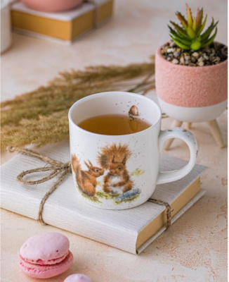 RWC MMOT5629-XT-1 Кружка Royal Worcester "Забавная фауна Белочки подружки" 310мл