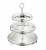 QA-0/5793 Блюдо трехъярусное Queen Anne 18х23х28 см, сталь, посеребрение QA-0/5793 Блюдо трехъярусное Queen Anne 18х23х28 см, сталь, посеребрение