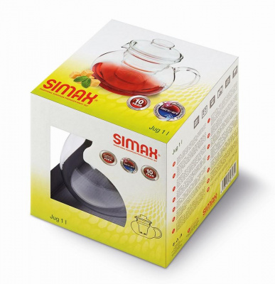 3243 Чайник заварочный 1,5л со стеклянным фильтром, Simax, серия Marta 