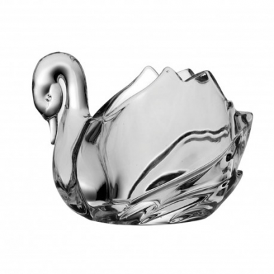 990/92103/00001/114 Фигурка 11,4см хрусталь, Crystal BOHEMIA, декор "Лебедь" 