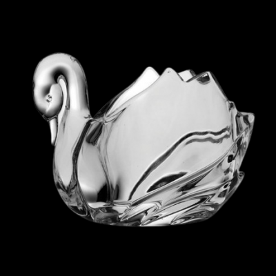 990/92103/00001/114 Фигурка 11,4см хрусталь, Crystal BOHEMIA, декор "Лебедь" 
