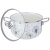 943-058 Кастрюля AGNESS "DANDELION" 3,8л эмалированная со стеклянной крышкой