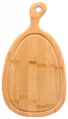ABX172 Доска разделочная деревянная 39*18*1,5см, BAMBOO CURVE, бамбуковая