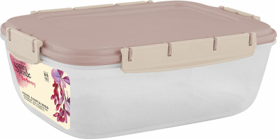 SE224710005 Контейнер для продуктов Sugar&Spice Barberry герметичный 1,8л прямоугольный латте