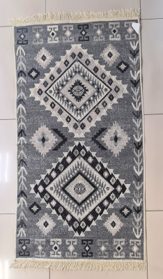 Коврик для ванной и интерьера, 80*150см, KILIM, двухсторонний, цвет в ассортименте