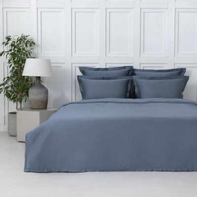 Простыня на резинке-180*200*30см SilvaSilk 3057 Ocean