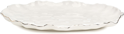 779-365 БЛЮДО ОВАЛЬНОЕ LEFARD "CHARM" 35,5*24*3 СМ (С ЗОЛОТОЙ ЛИНИЕЙ)